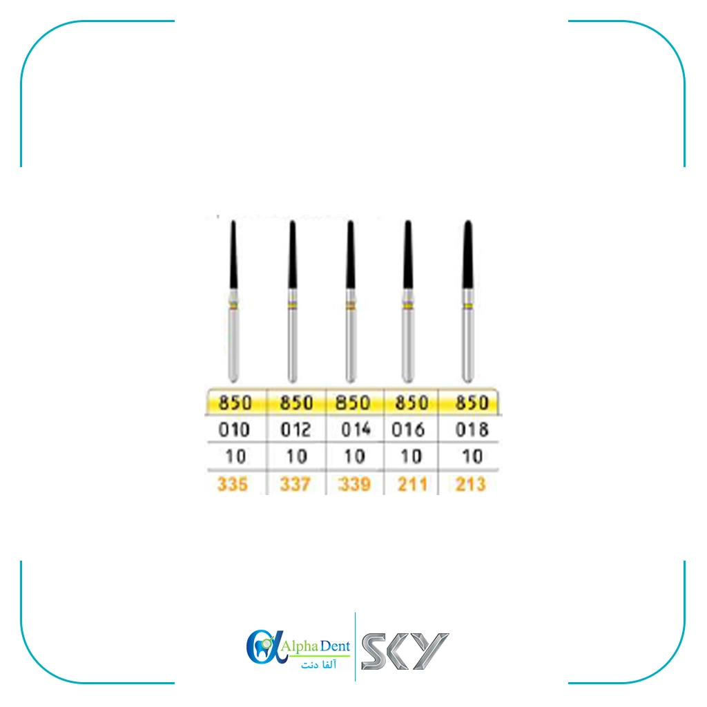 فرز پرداخت تیپر رند اند کد 850